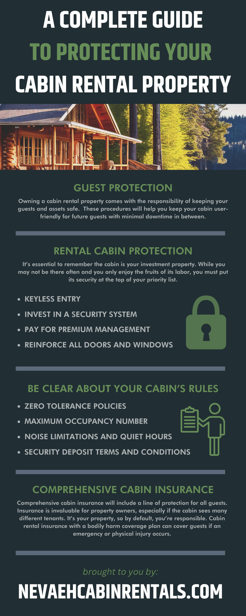 A Complete Guide to Protecting Your Cabin Rental Property
