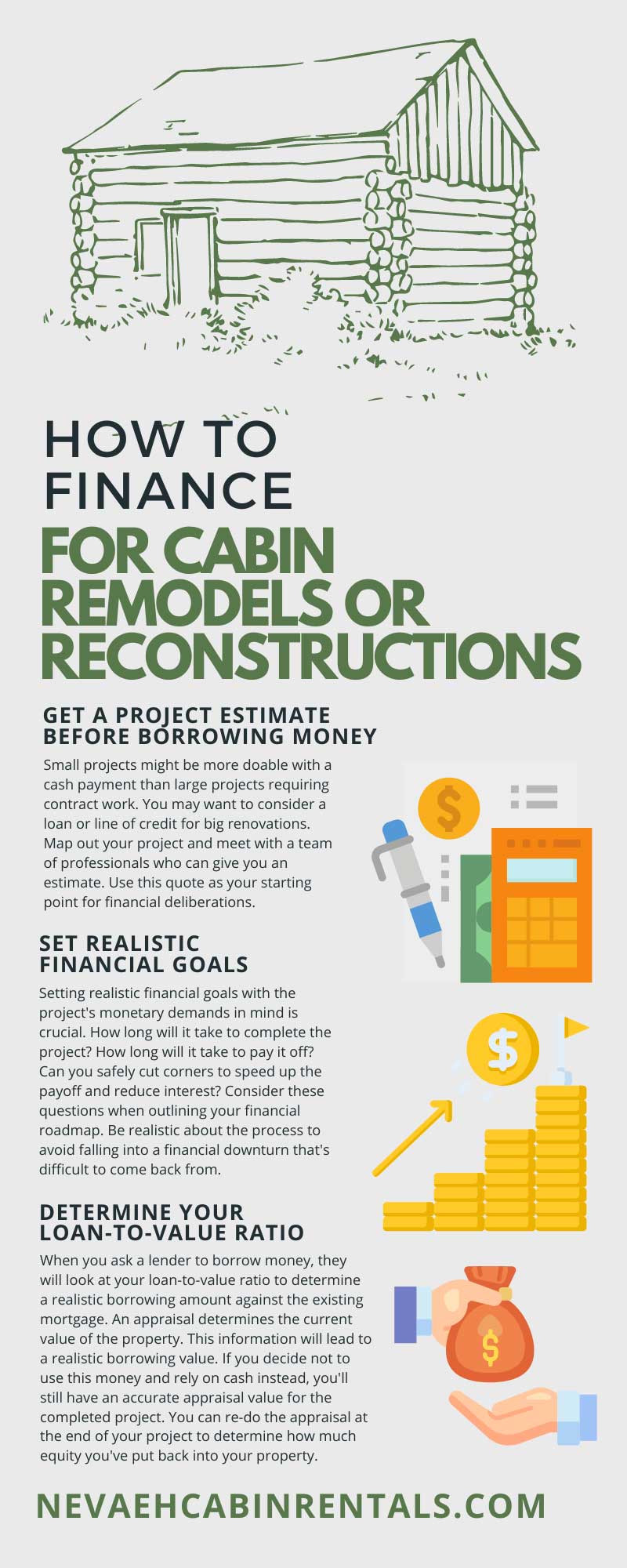 How To Finance for Cabin Remodels or Reconstructions