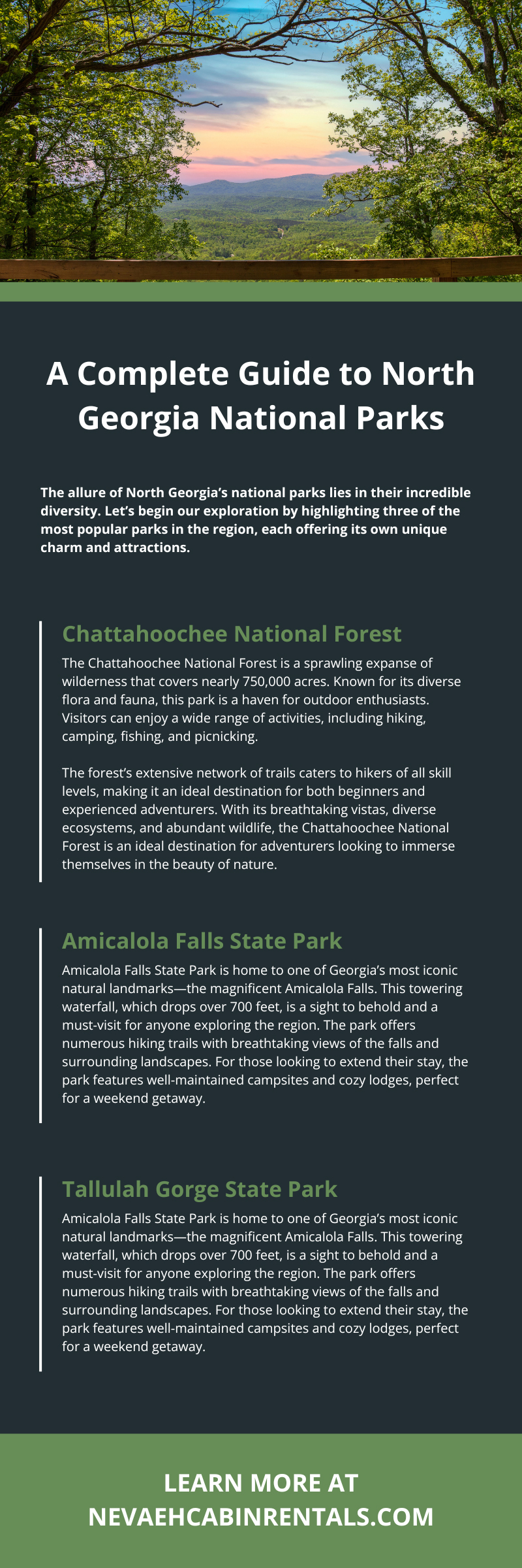 A Complete Guide to North Georgia National Parks