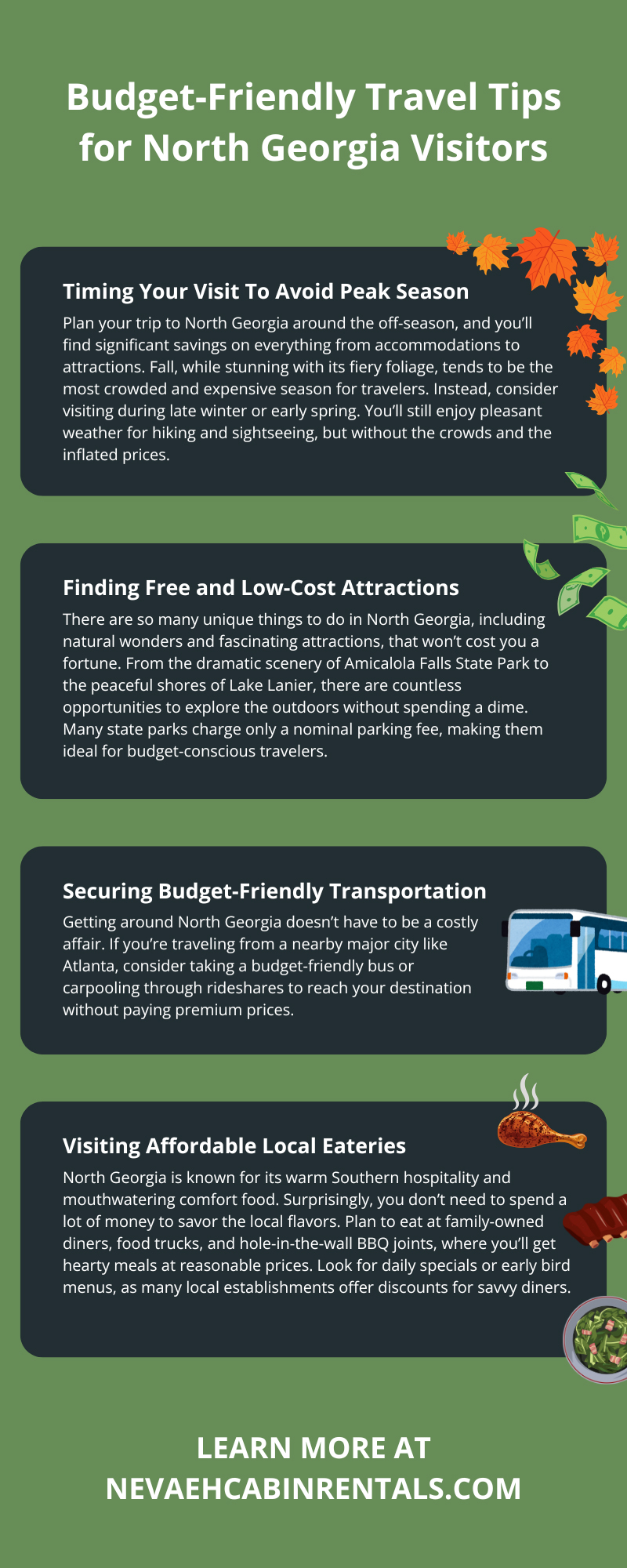 8 Budget-Friendly Travel Tips for North Georgia Visitors